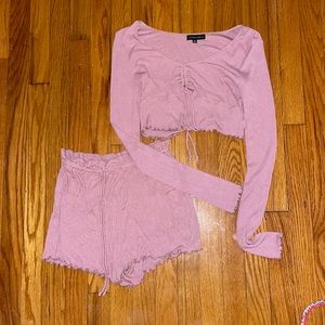 Cotton candy La pink set never worn
